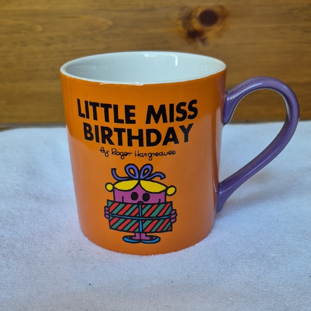 Sanrio Orange and Purple Little Miss Birthday Mug